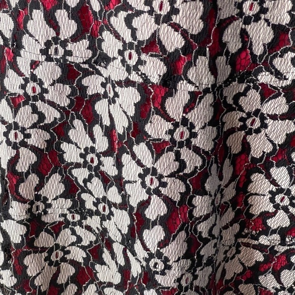 Anne Klein Floral Lace Overlay Sleeveless Dress Womens Size 14 - Picture 7 of 16